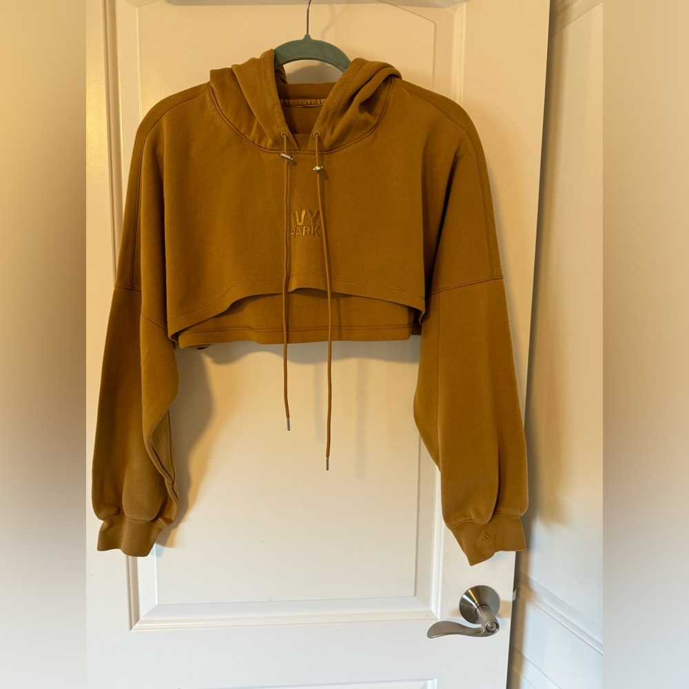 Adidas x IVY PARK Super Cropped Hoodie Sweatshirt - M